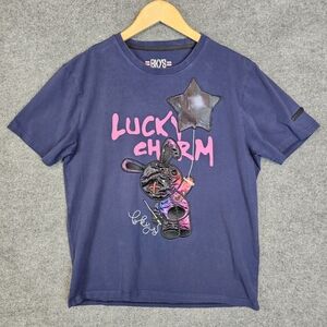 Rare BKYS "Lucky Charm" Voodoo Bunny Graphic Tee.. Unisex Medium